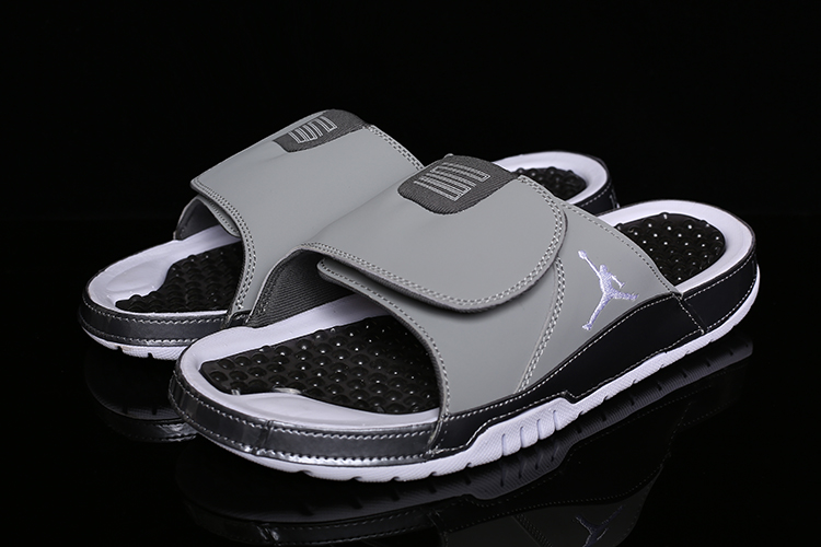 Air Jordan Hydro XI Retro Grey Black Sandal